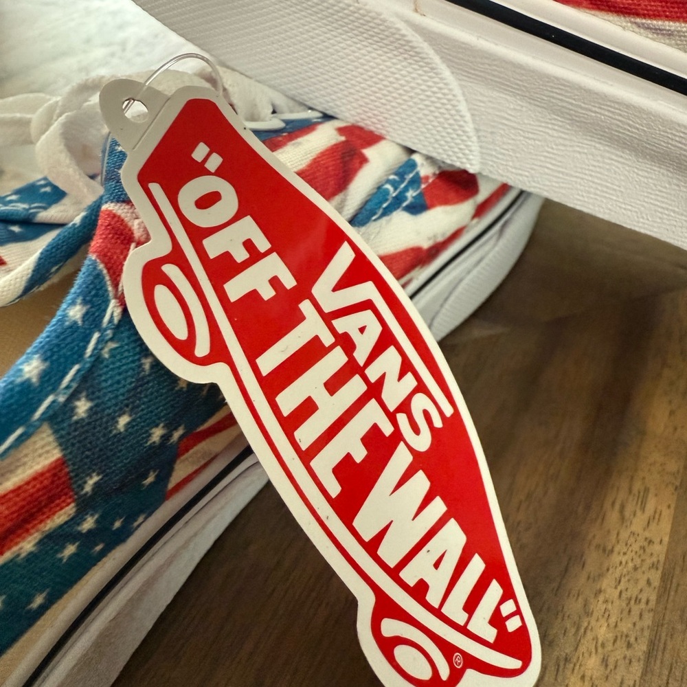 Vans Stars and Stripes Canvas Shoes GO USA 🇺🇸